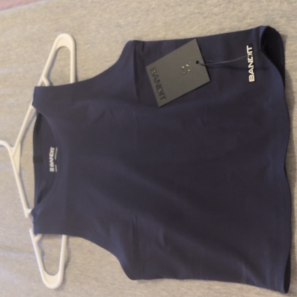 Bandit Running Tank.  Women's M  Navy Blue